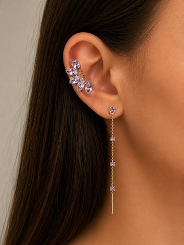 Ear cuff Calipso Lilla