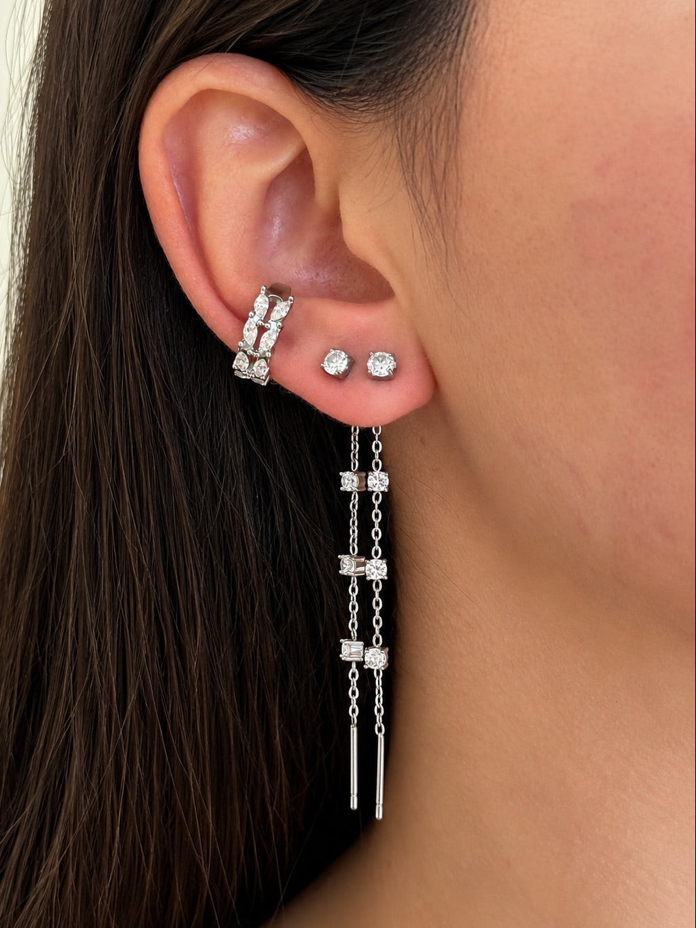Ear cuff Eden Silver