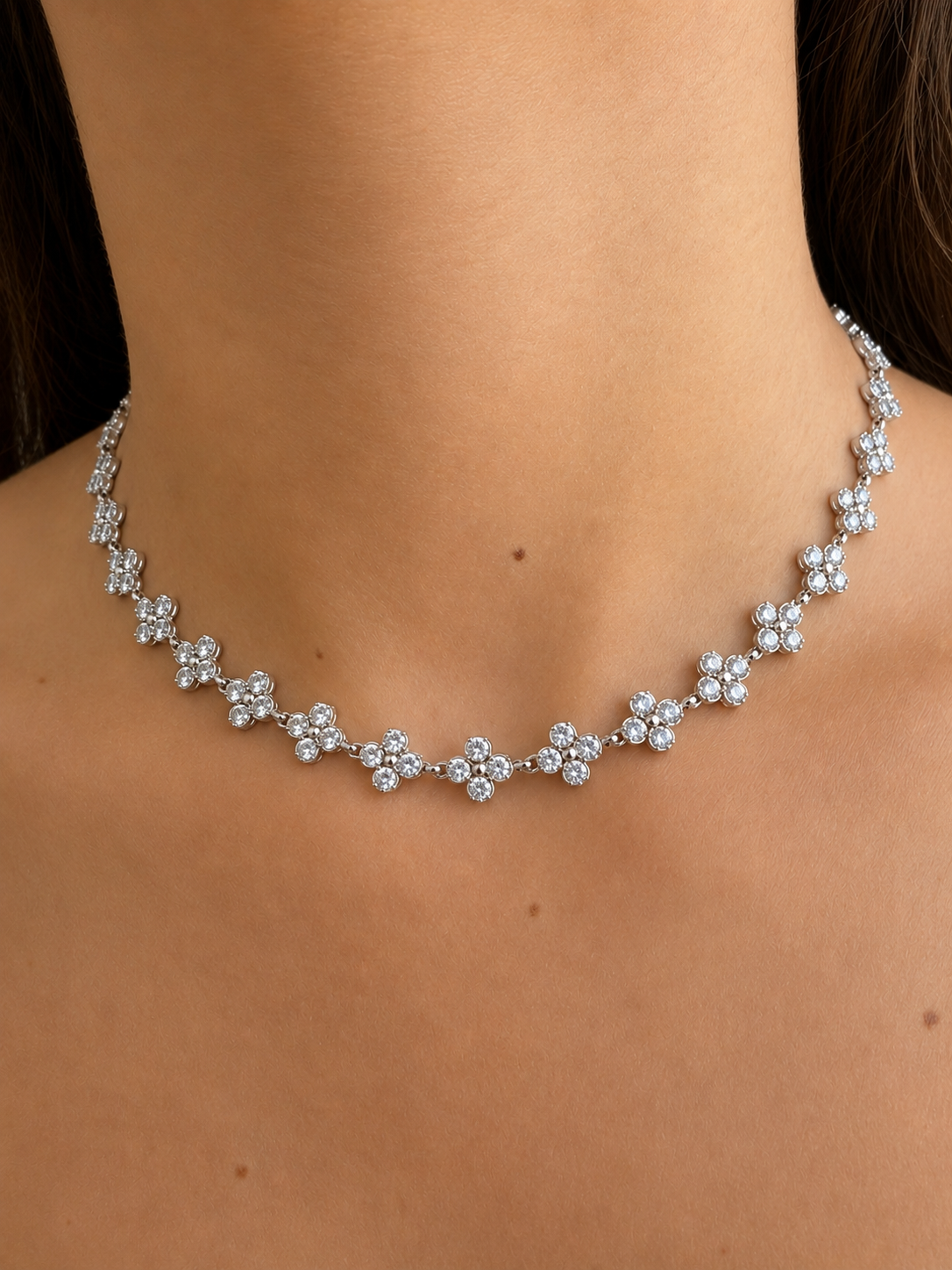 Collana Lucky girocollo Silver