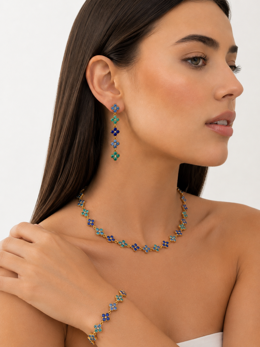 Orecchini Lucky Blu