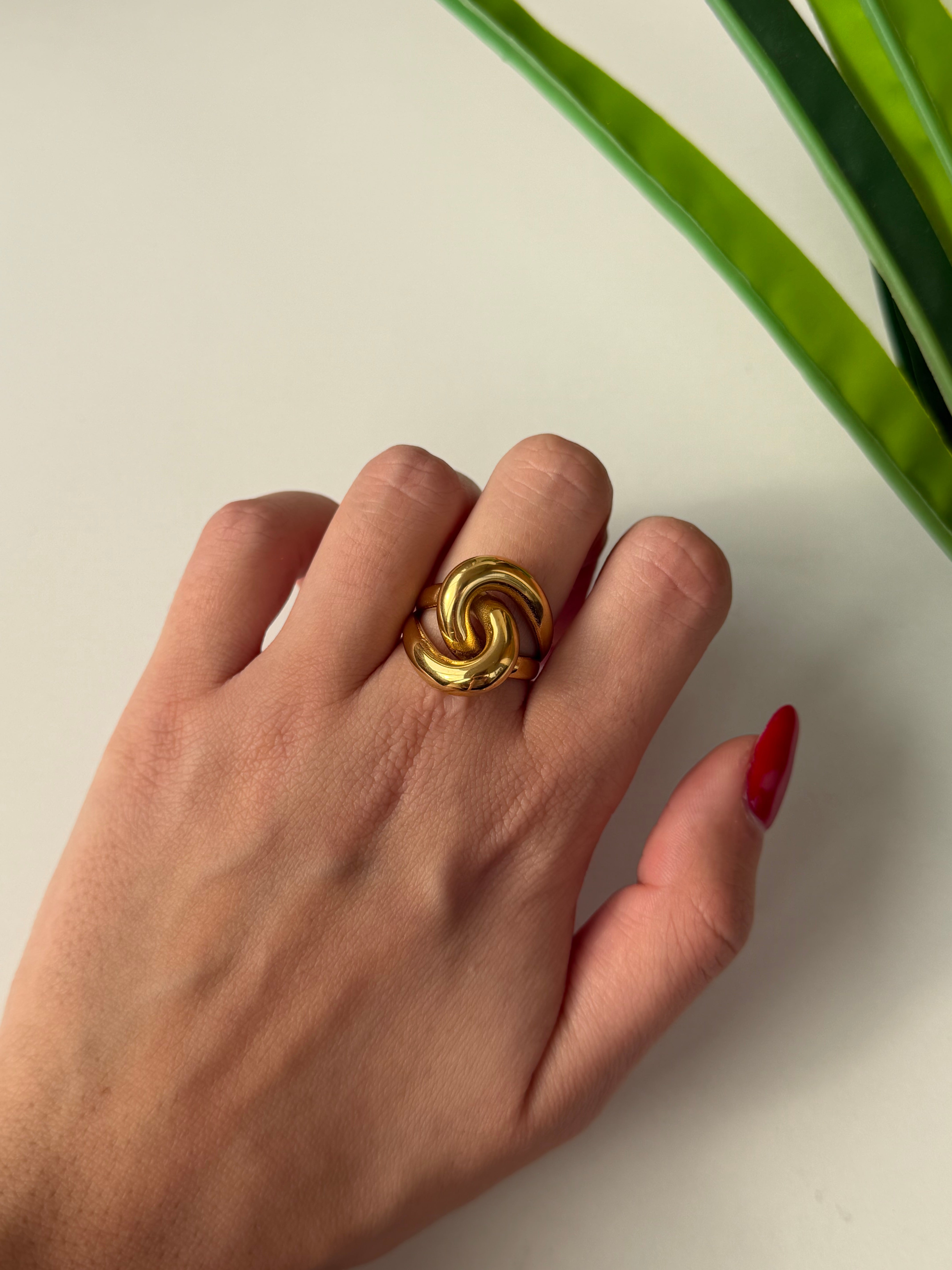 Anello Nodo Big Gold