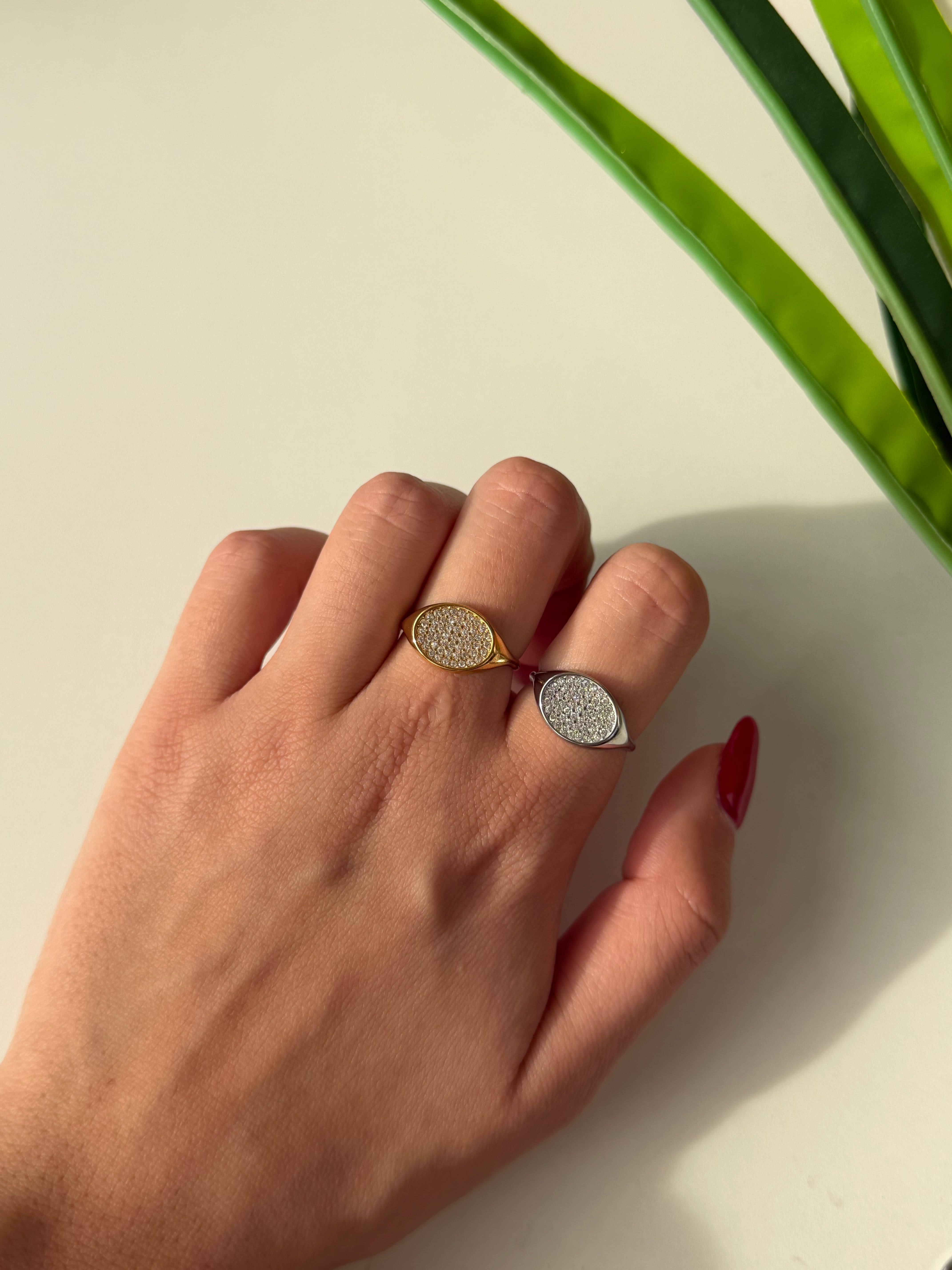 Anello Chevalier Ovale