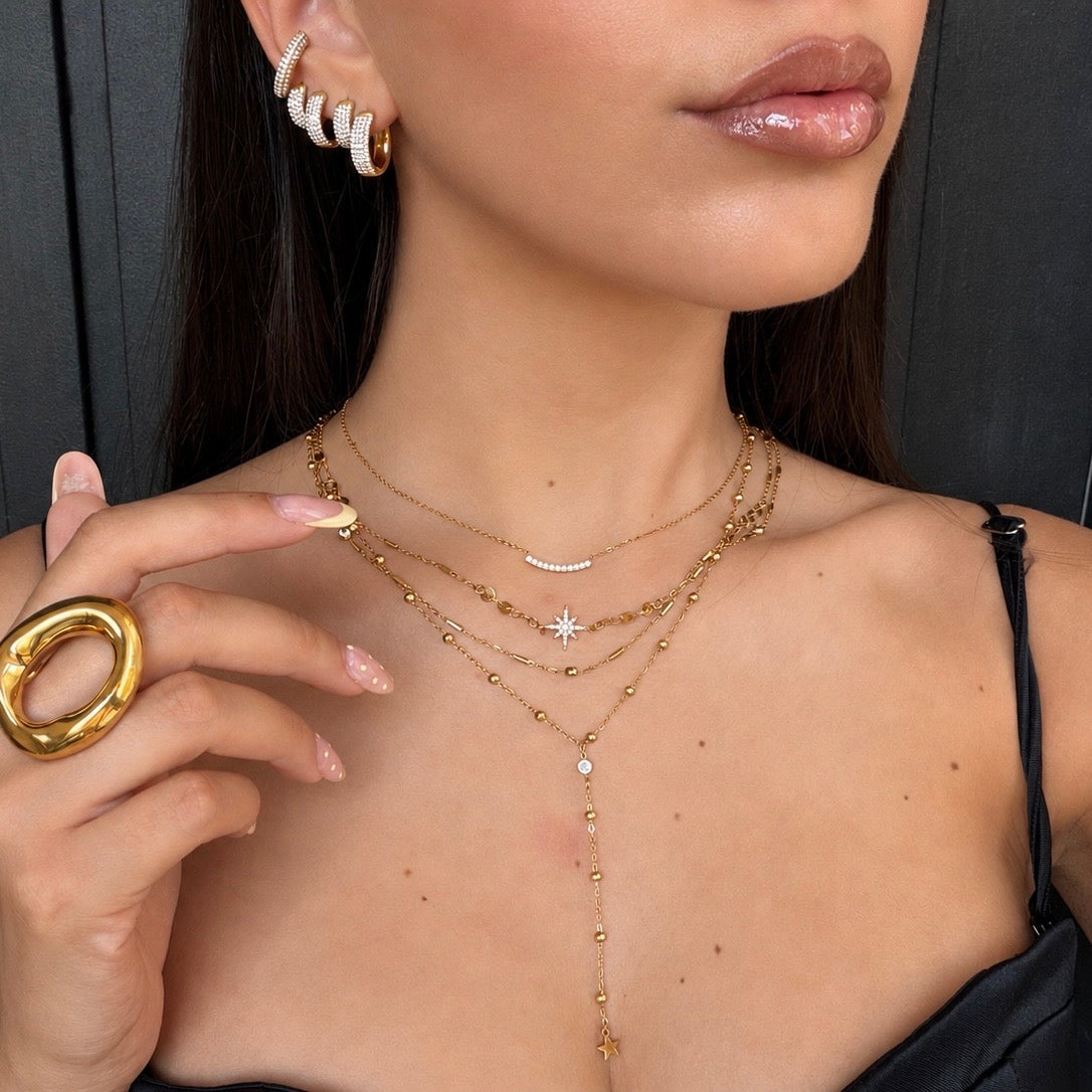 Orecchini luxury hoops Gold
