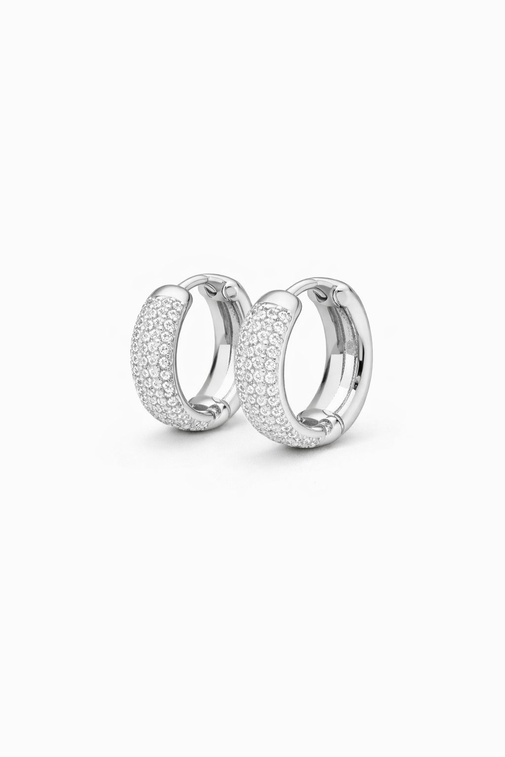 Orecchini luxury hoops Silver