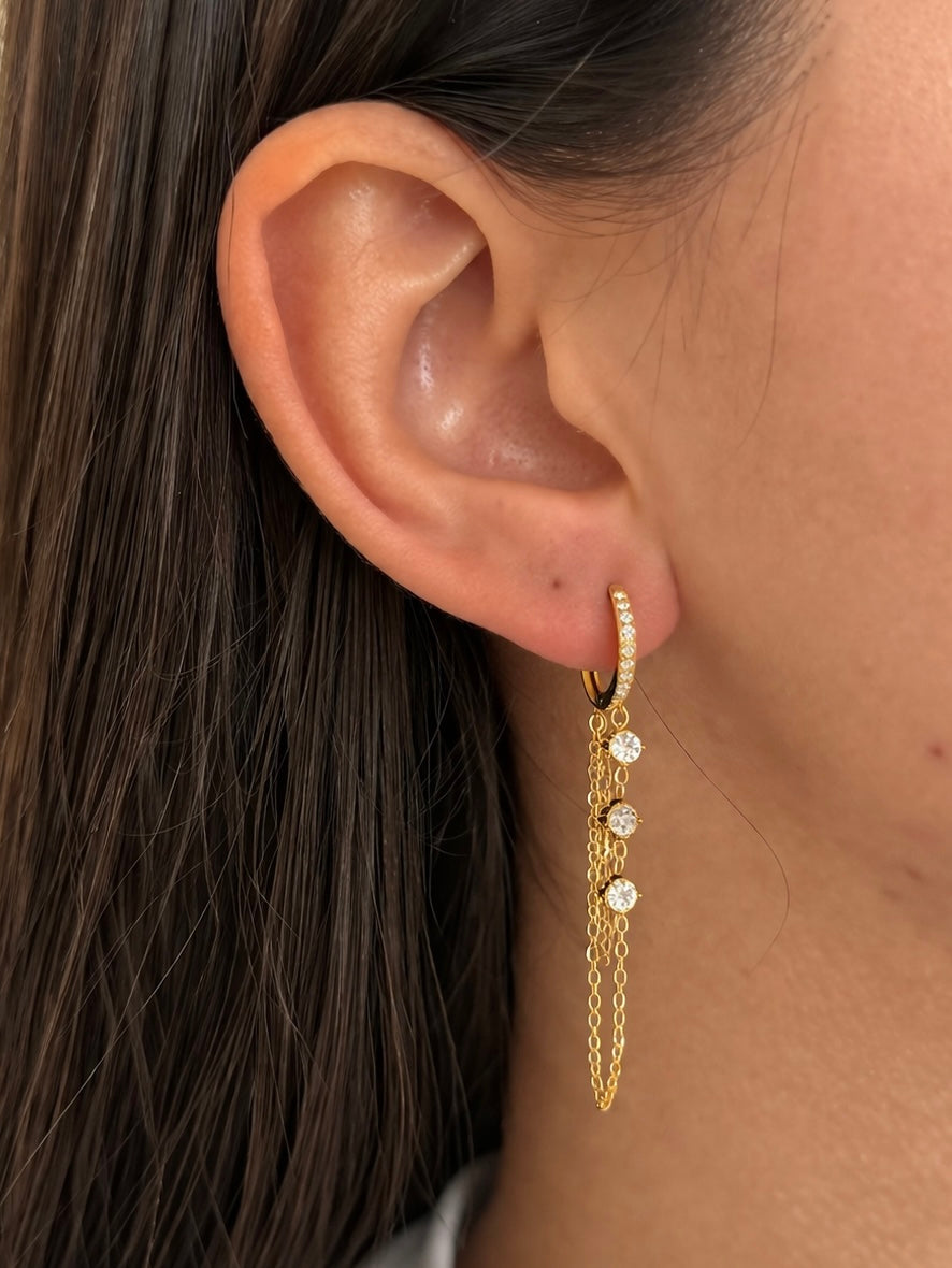 Orecchini Long hoops