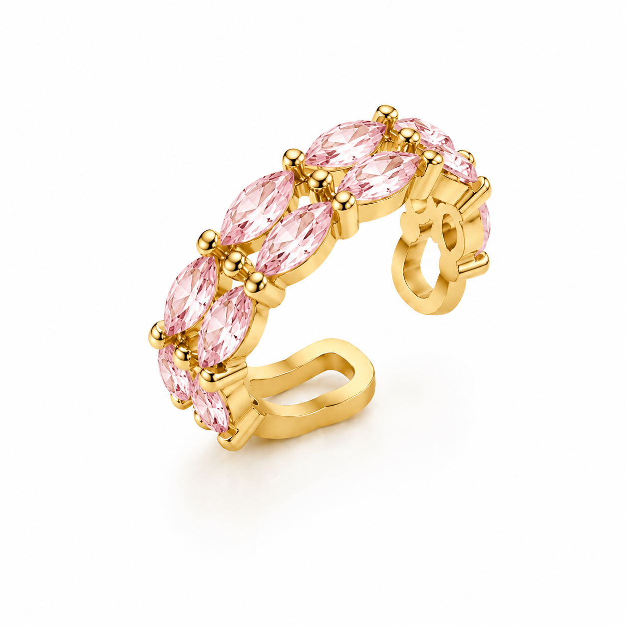 Ear cuff Eden Rosa