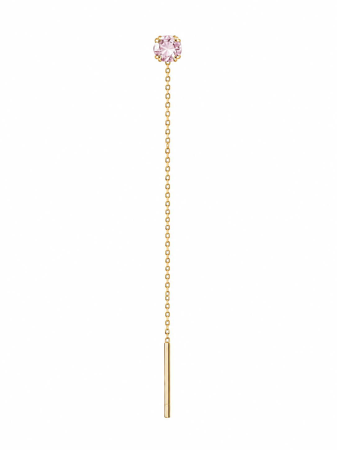 Orecchini punto luce pendente Rainbow Gold