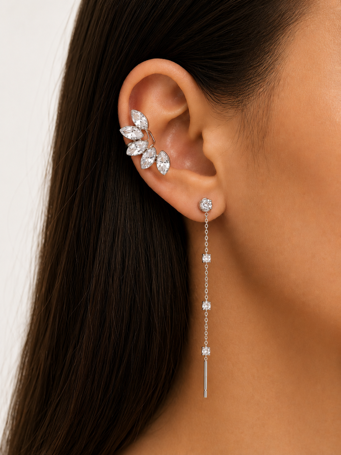 Ear cuff Calipso Silver
