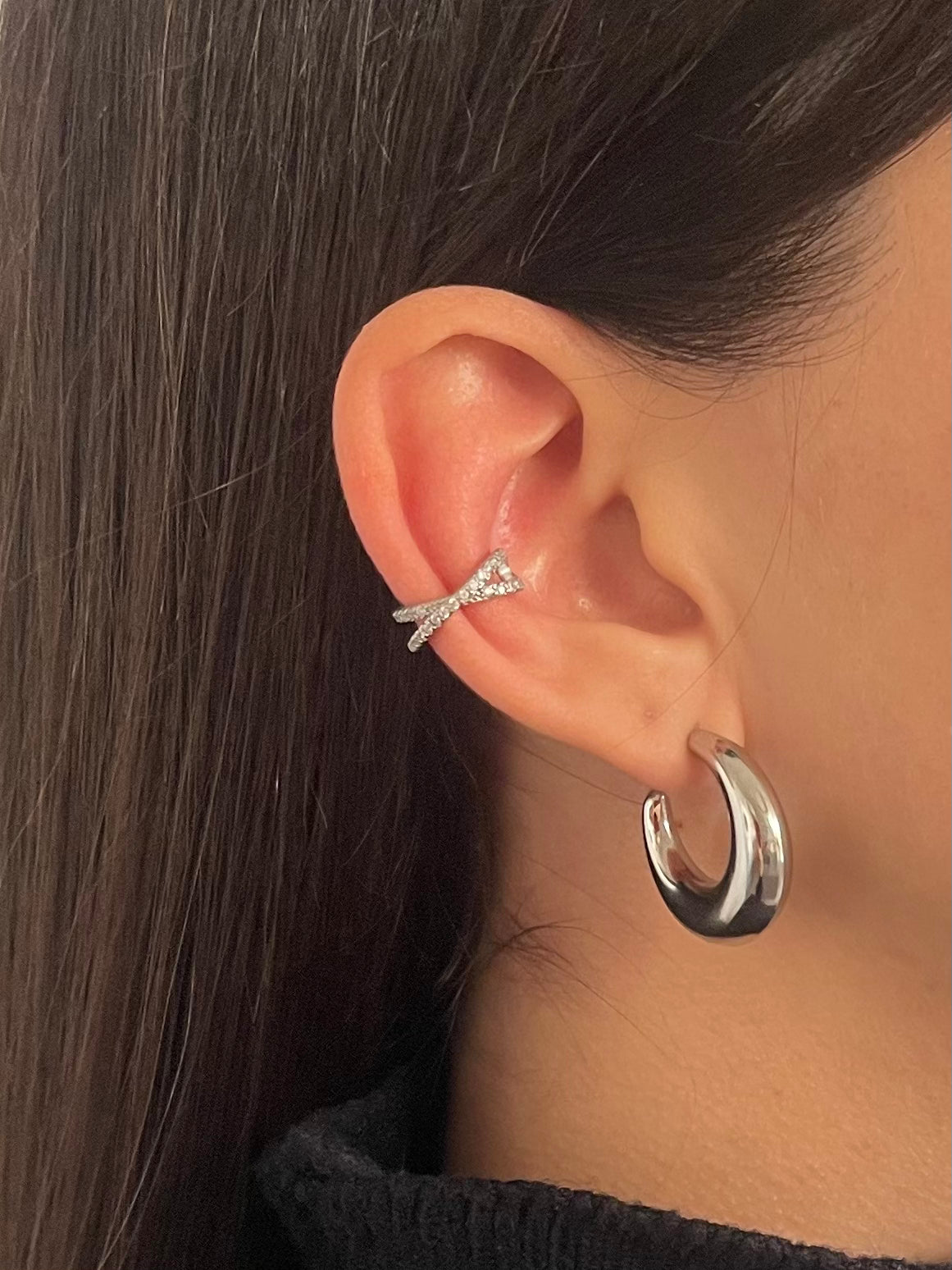 Ear Cuff Incrocio