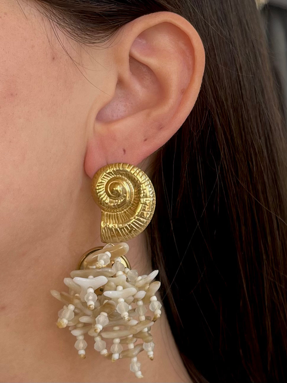 Orecchini Ispica Avorio
