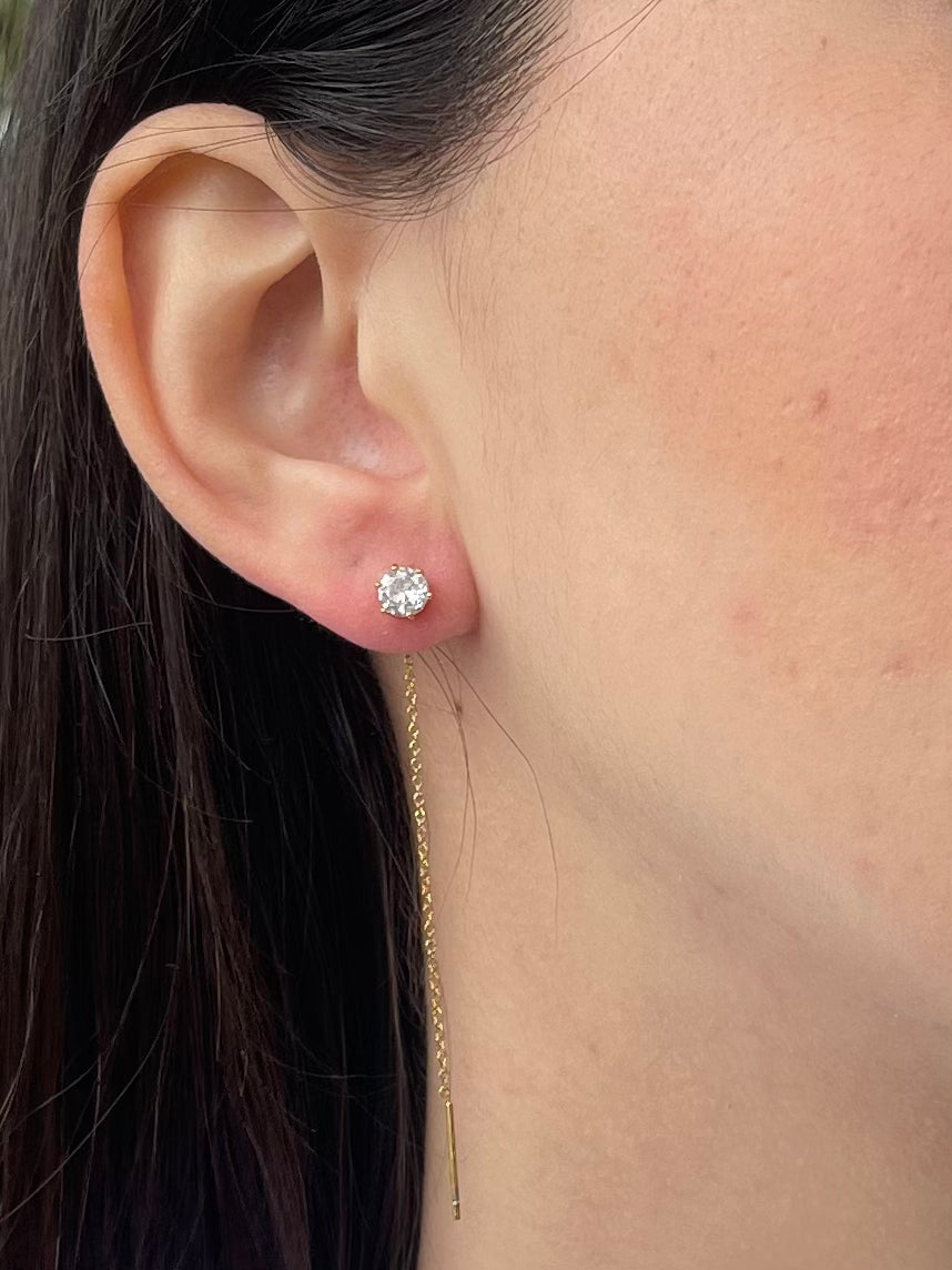 Orecchini punto luce pendente