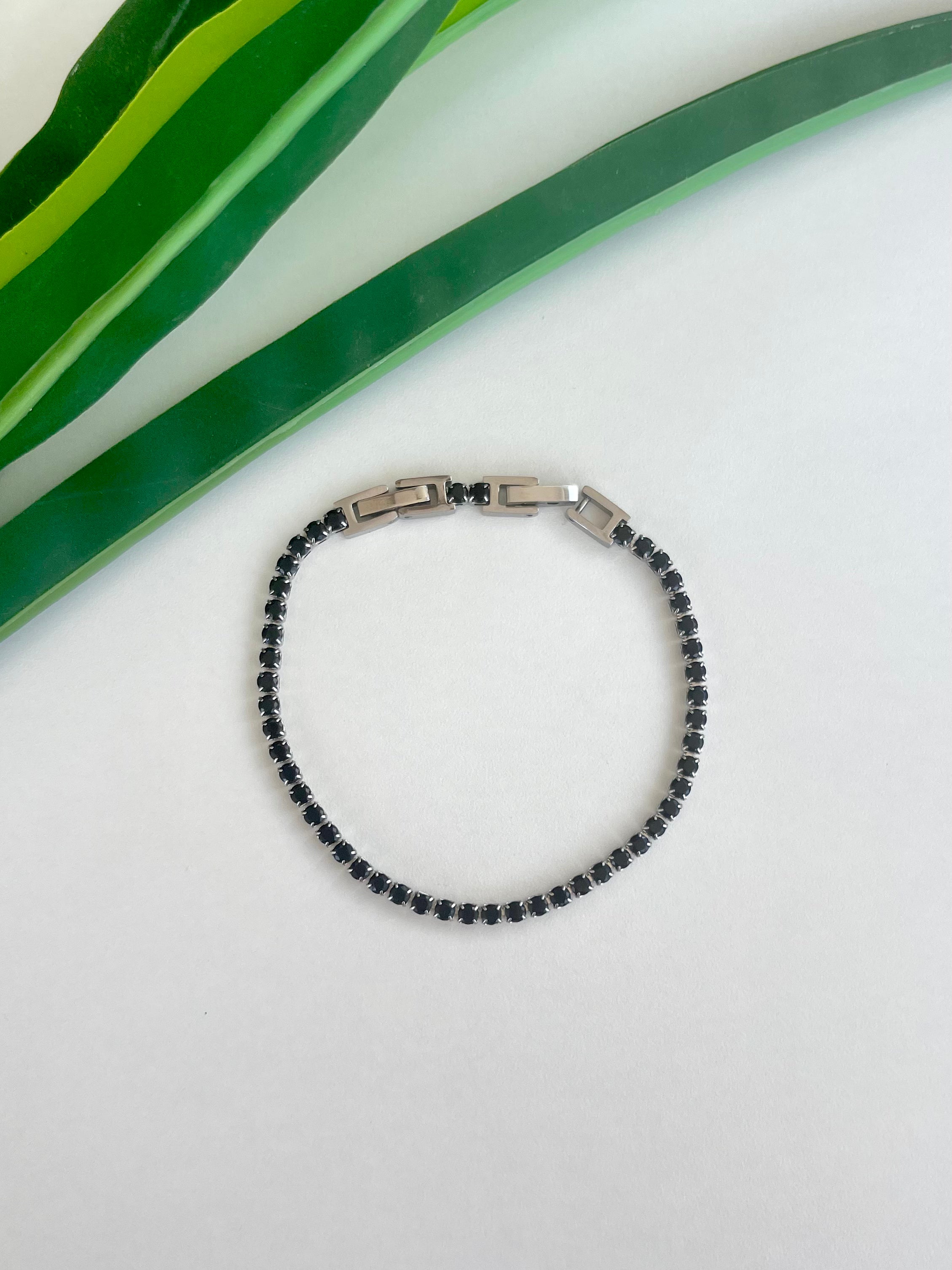 Bracciale Tennis Black Unisex