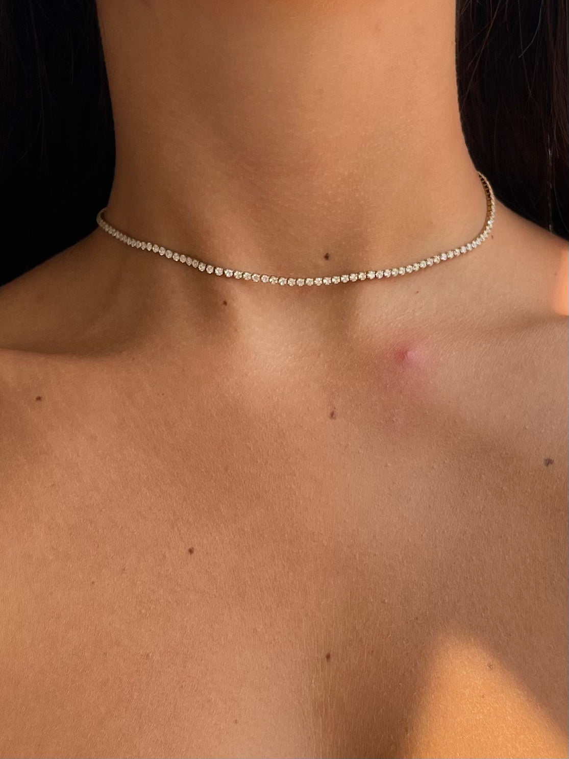 Choker Tennis Bianco
