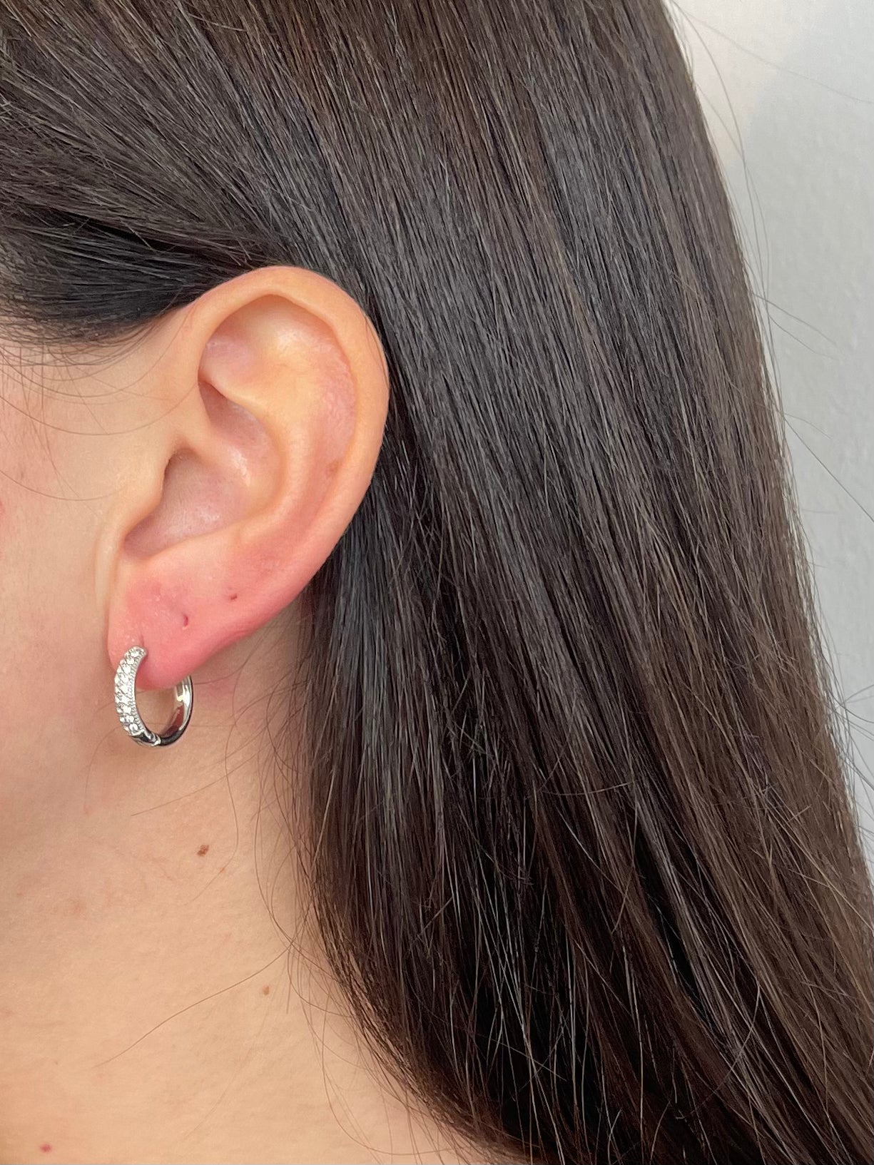 Orecchini Cerchi Gioia Silver