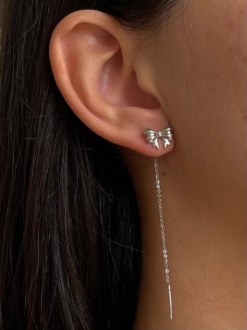 Orecchini Fiocco Pendente