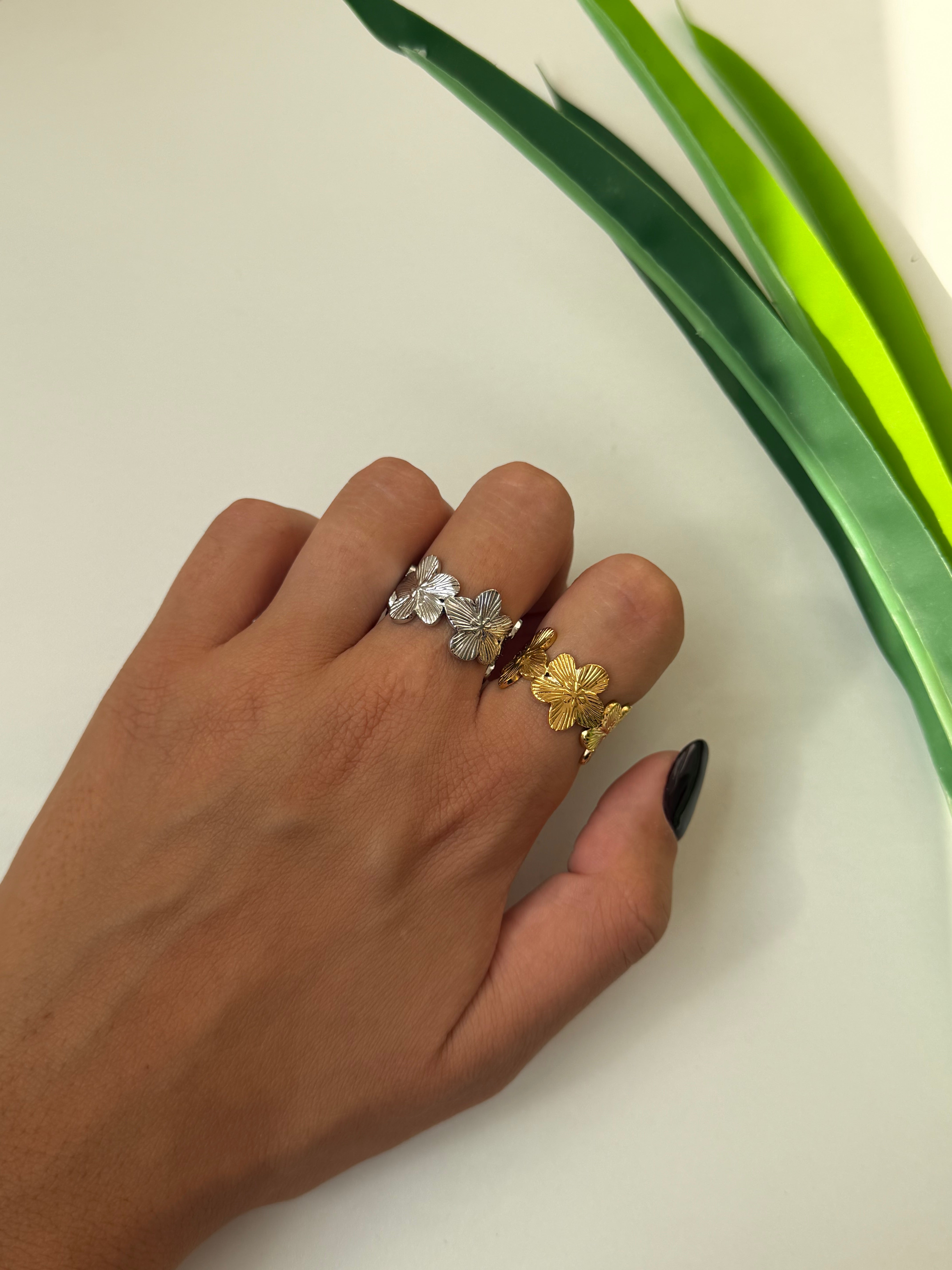 Anello Fascione Fiore Eliana