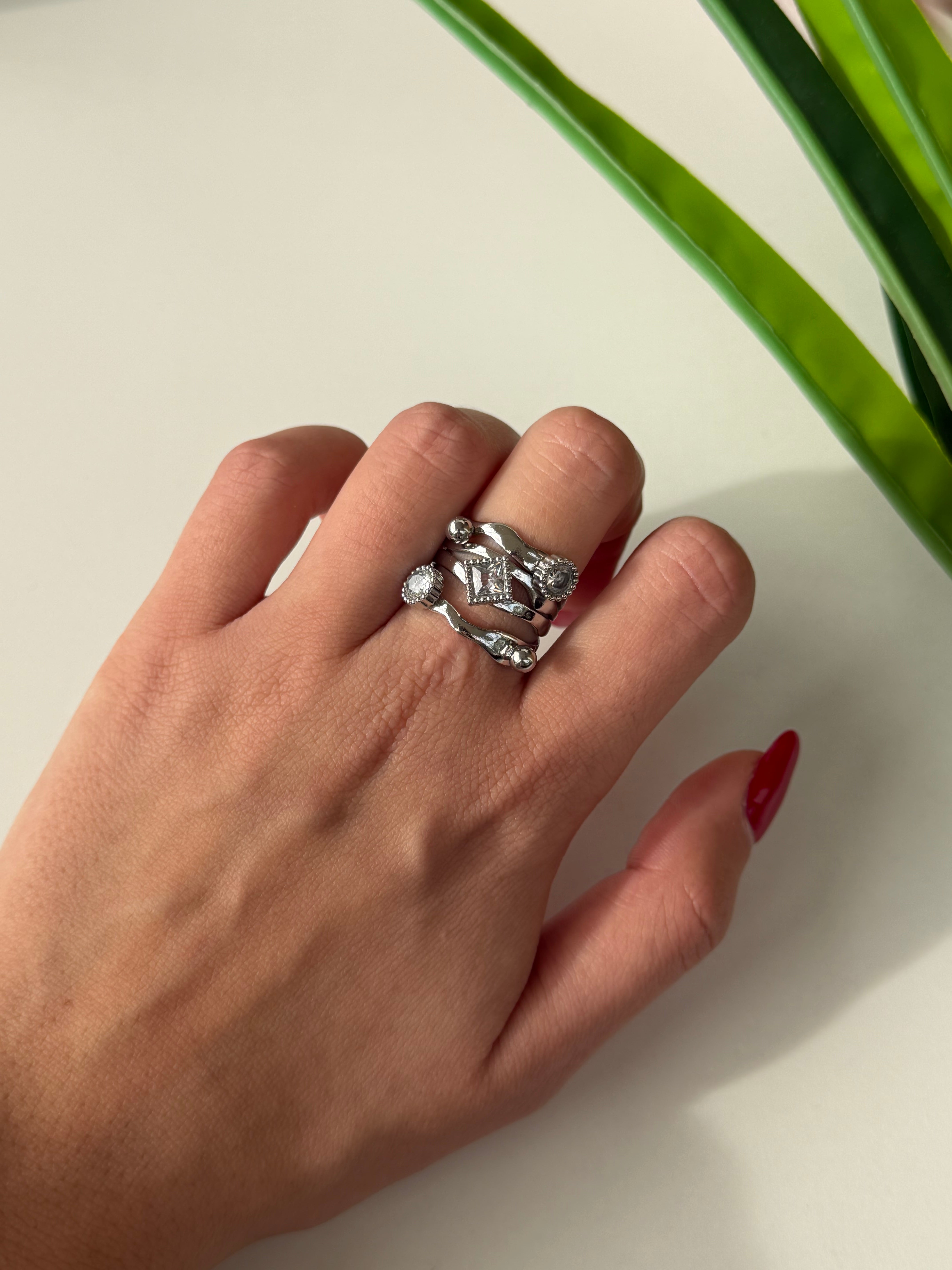 Anello Quercia Silver