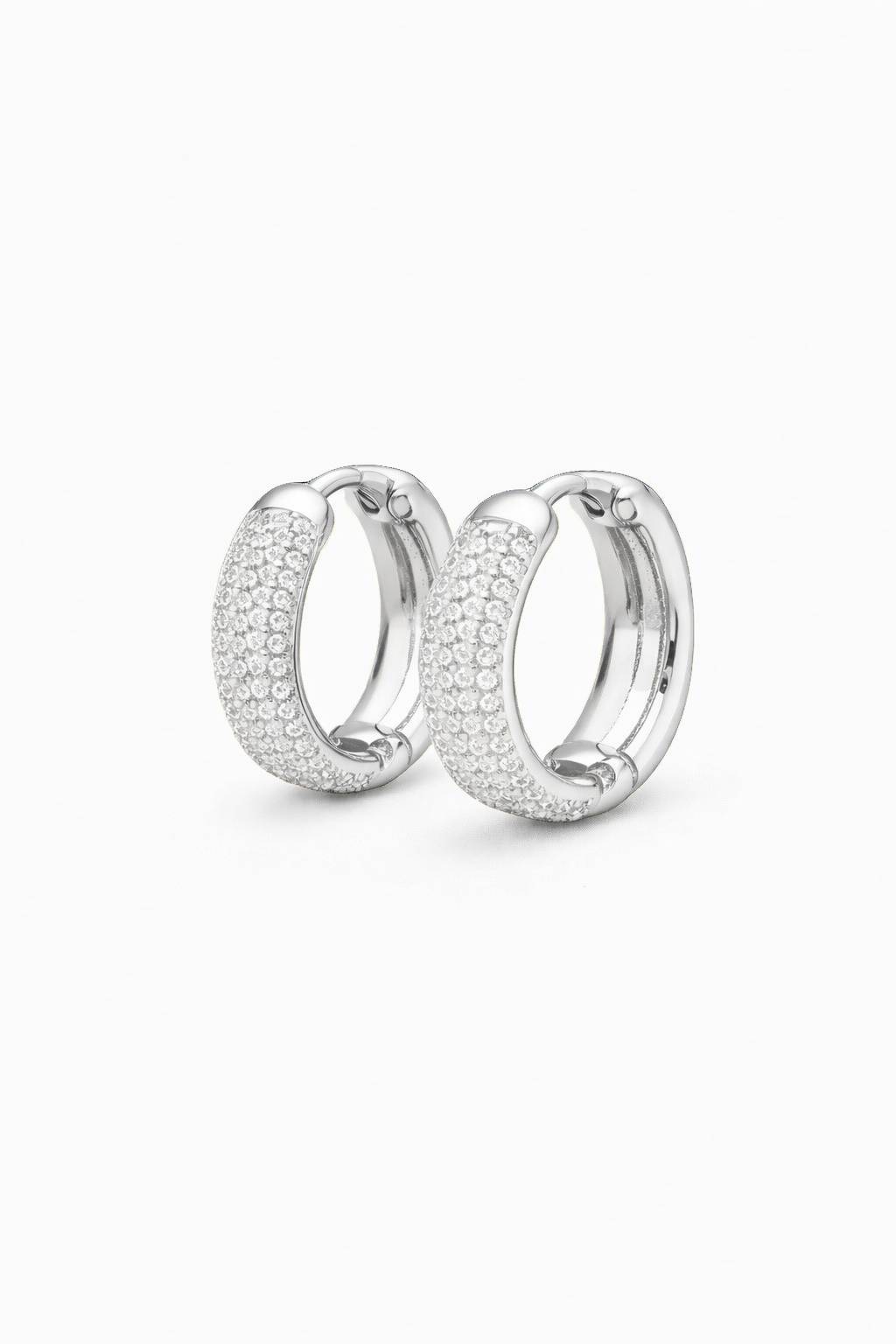 Orecchini luxury hoops Silver