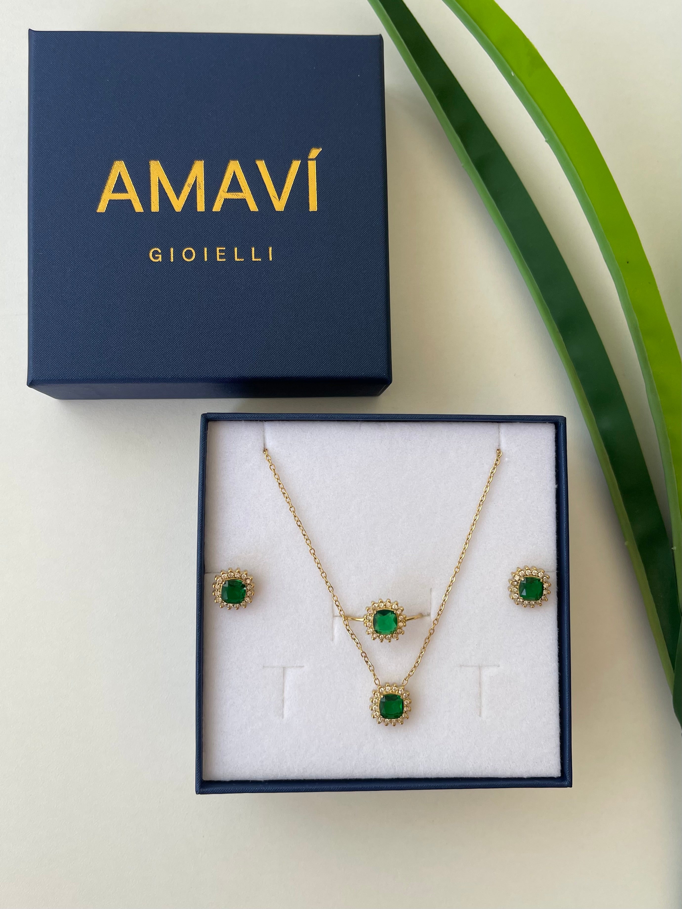 Set Georgette Smeraldo