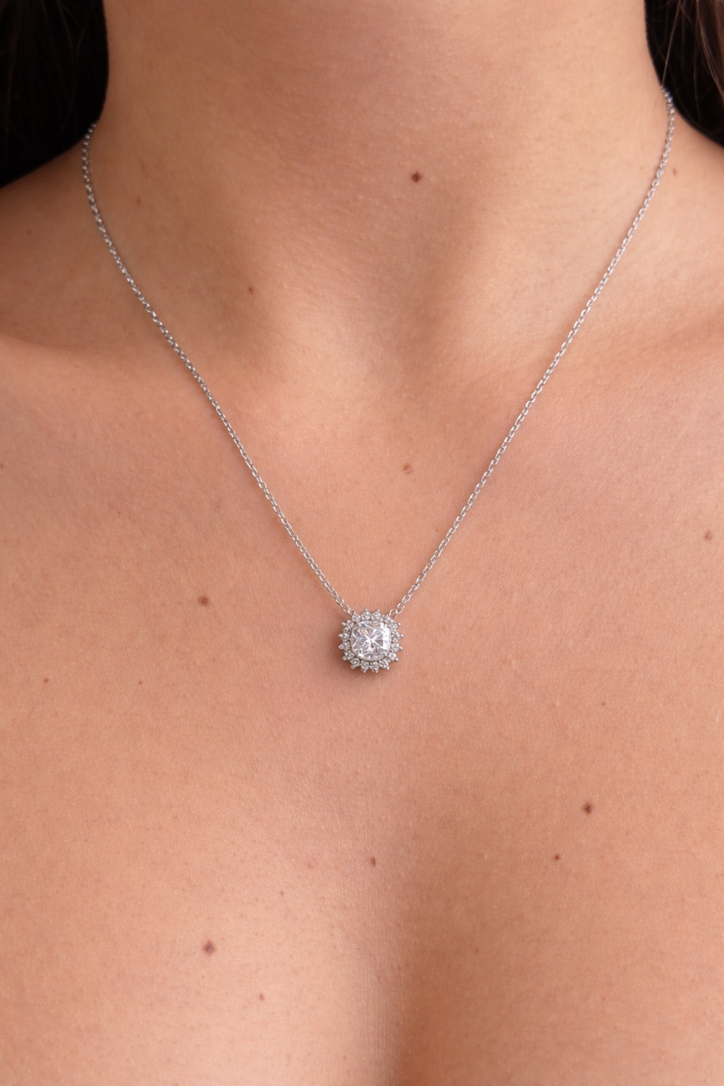 Collana Georgette Silver