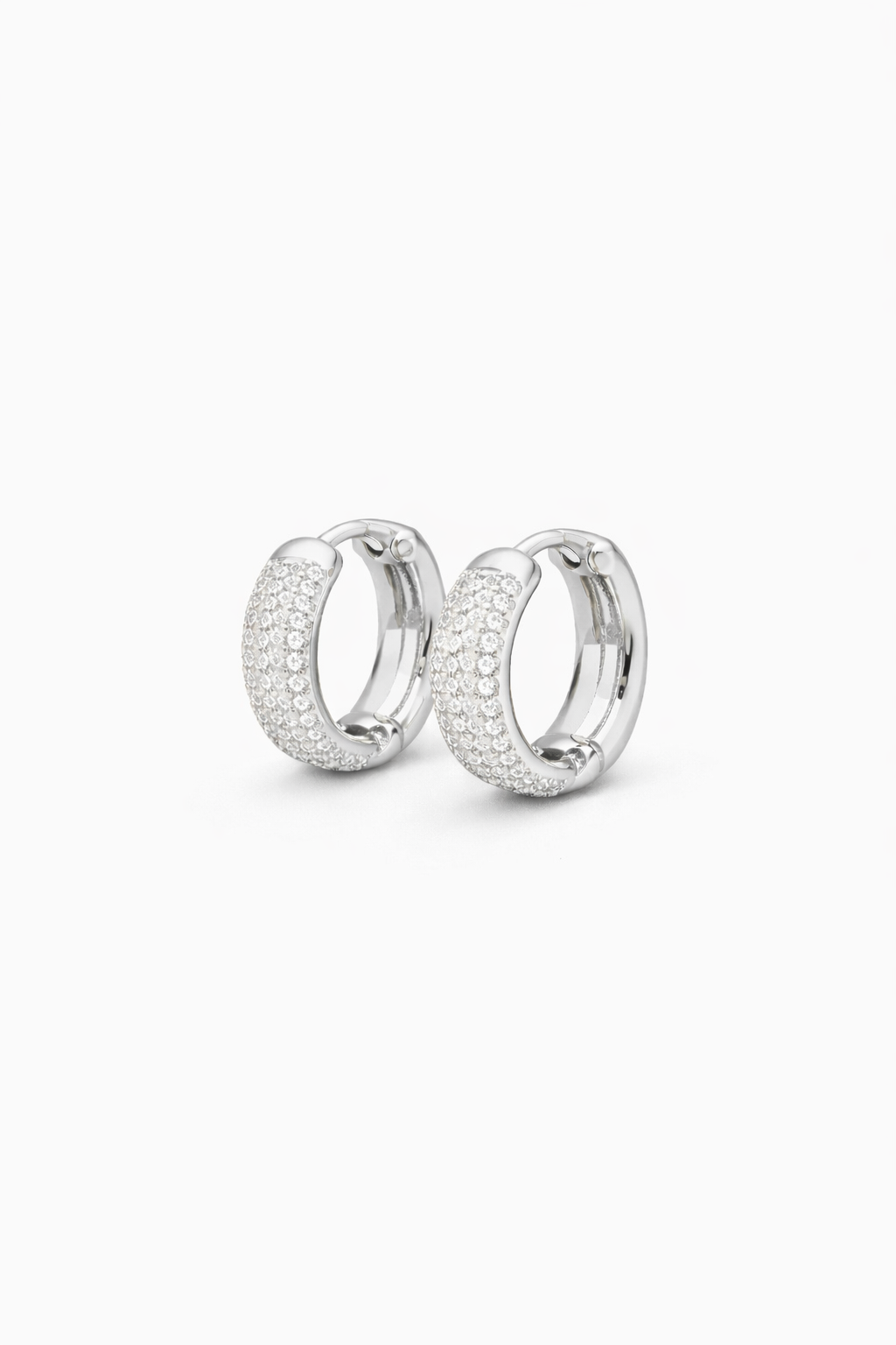 Orecchini luxury hoops Silver