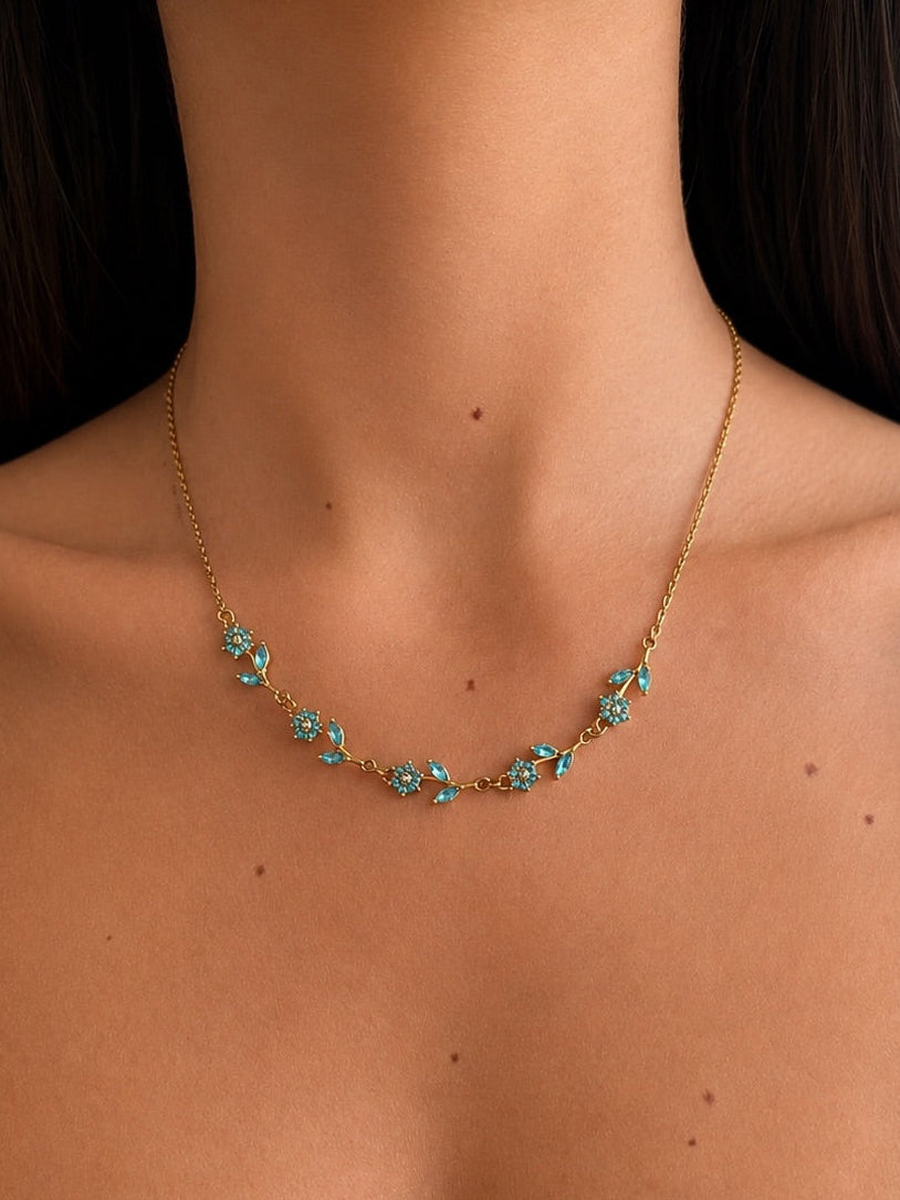 Collana Bridgerton Turchese