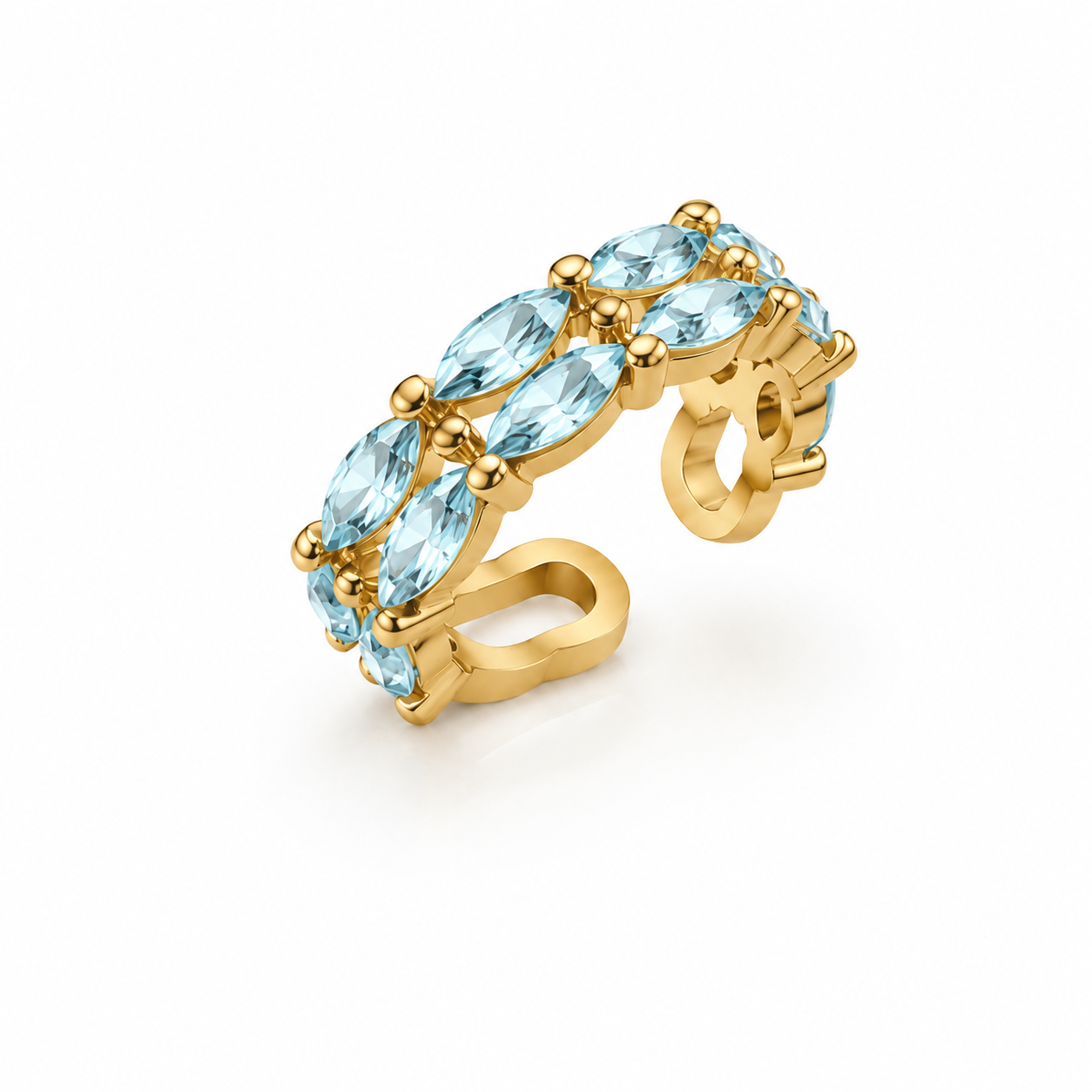 Ear cuff Eden Turchese