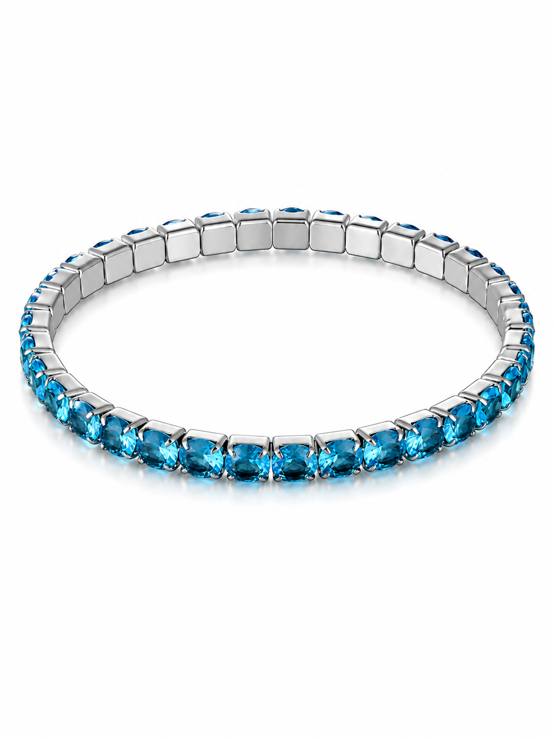 Bracciale Tennis Crystal Turchese