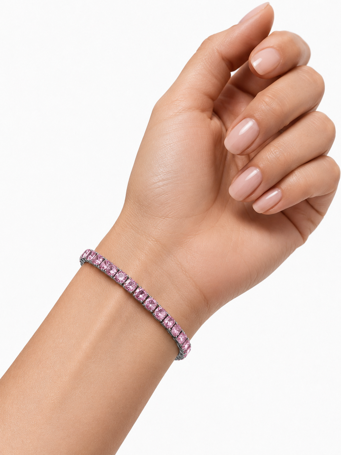 Bracciale Tennis Crystal Rosa