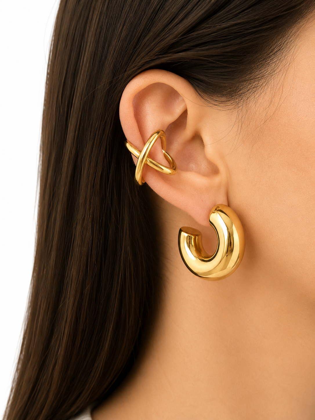 Ear Cuff X
