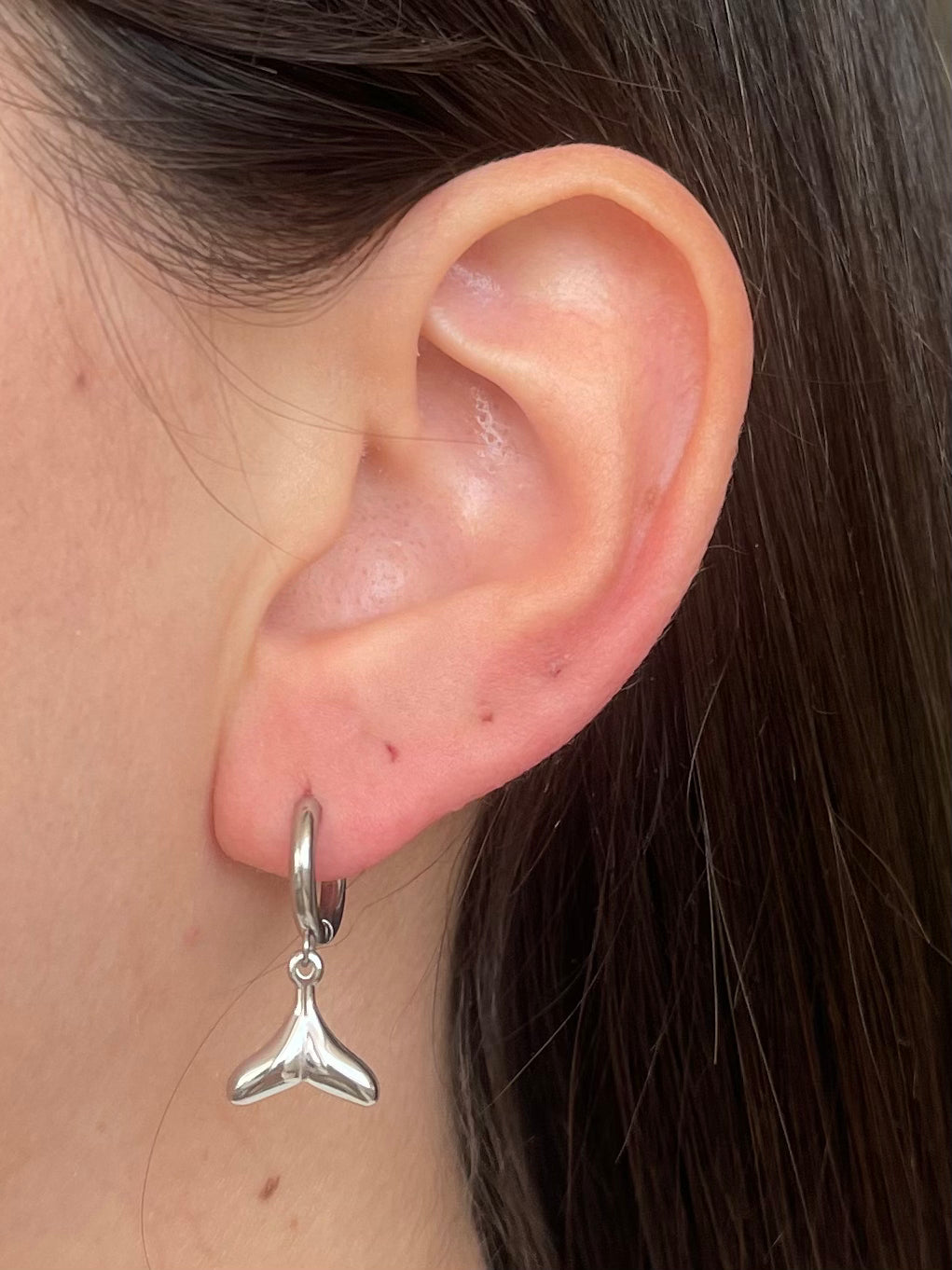 Ocean Hoops Pendenti Silver