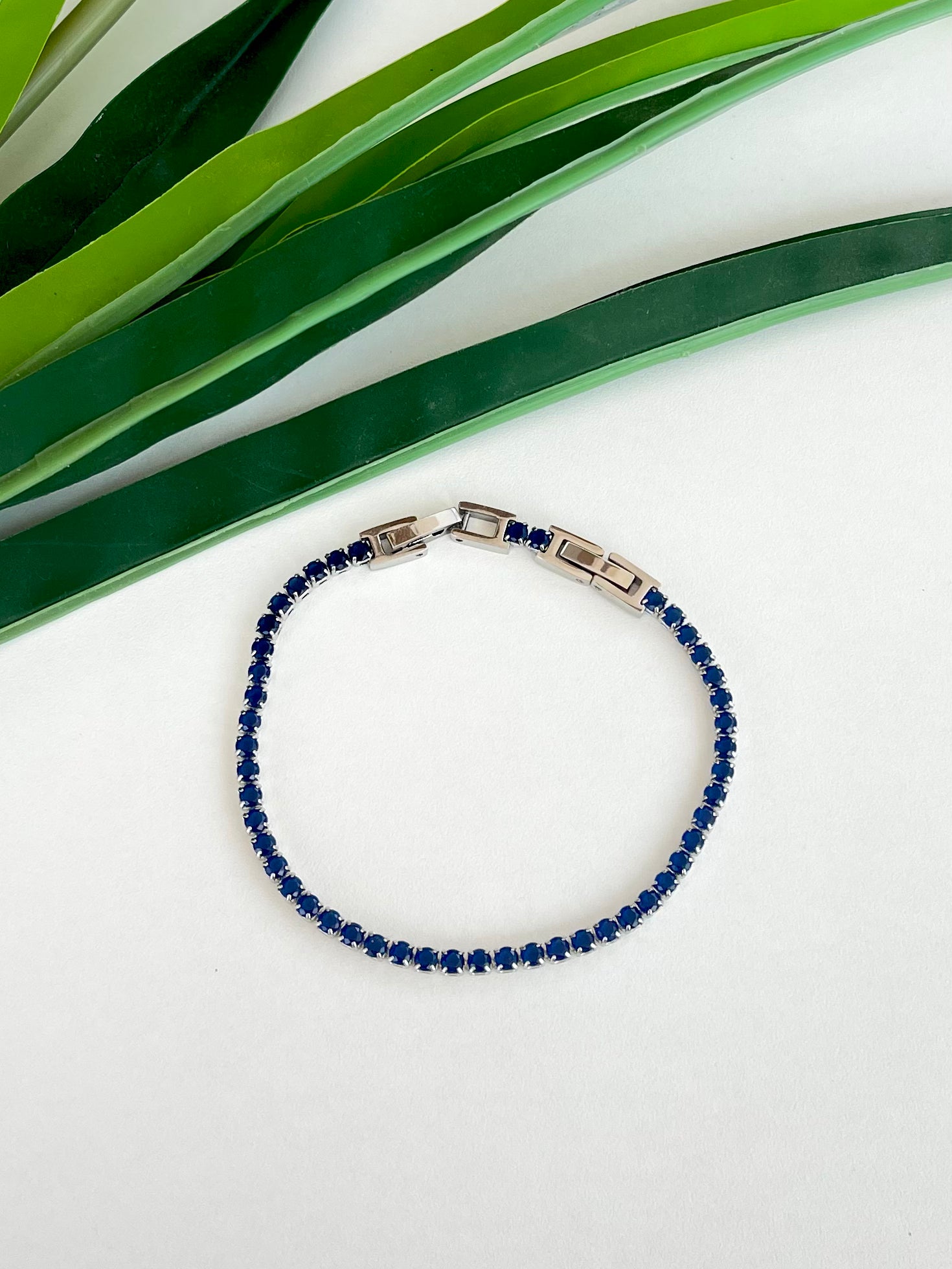 Bracciale Tennis Blu Unisex
