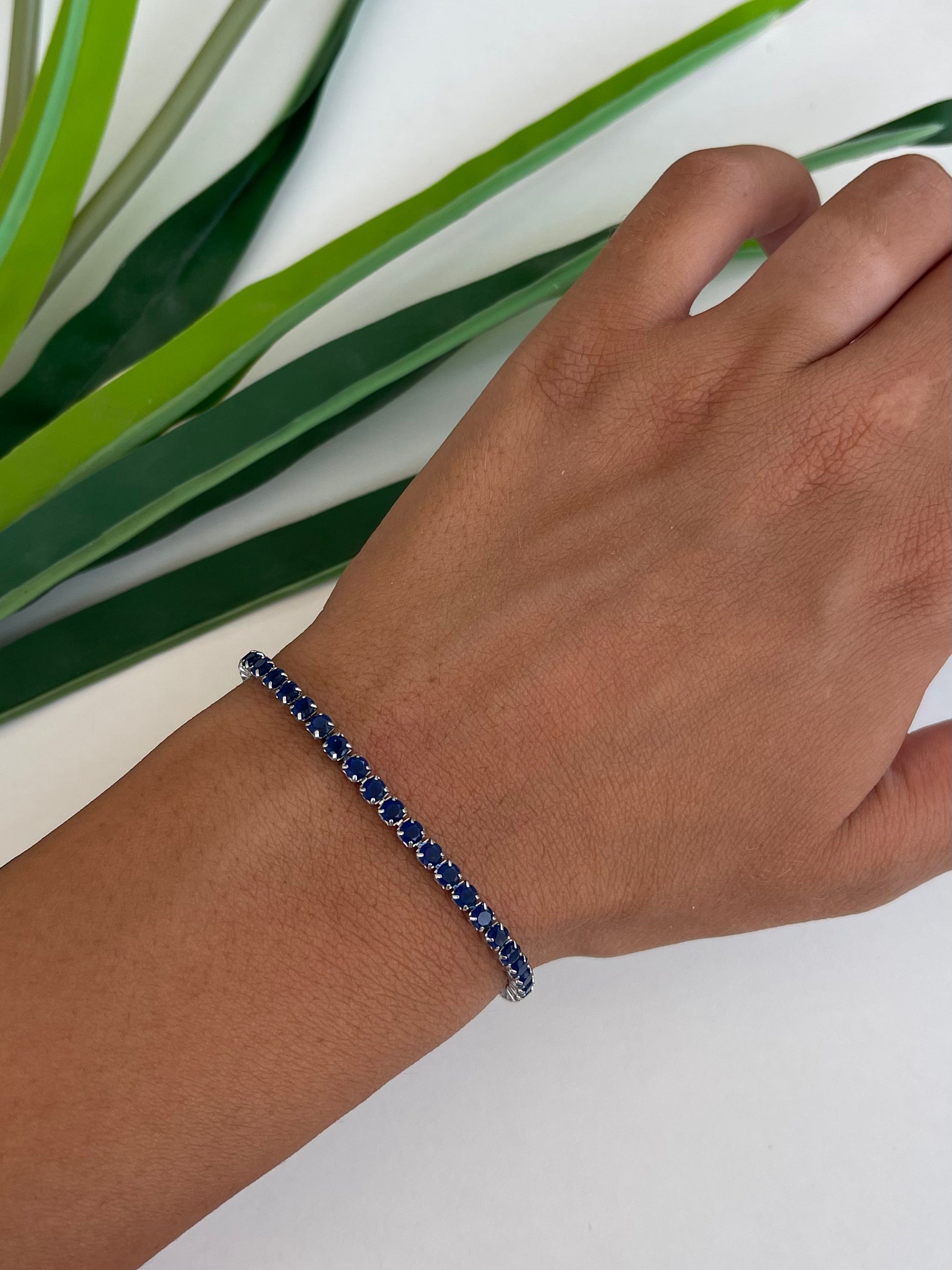 Bracciale Tennis Blu Unisex