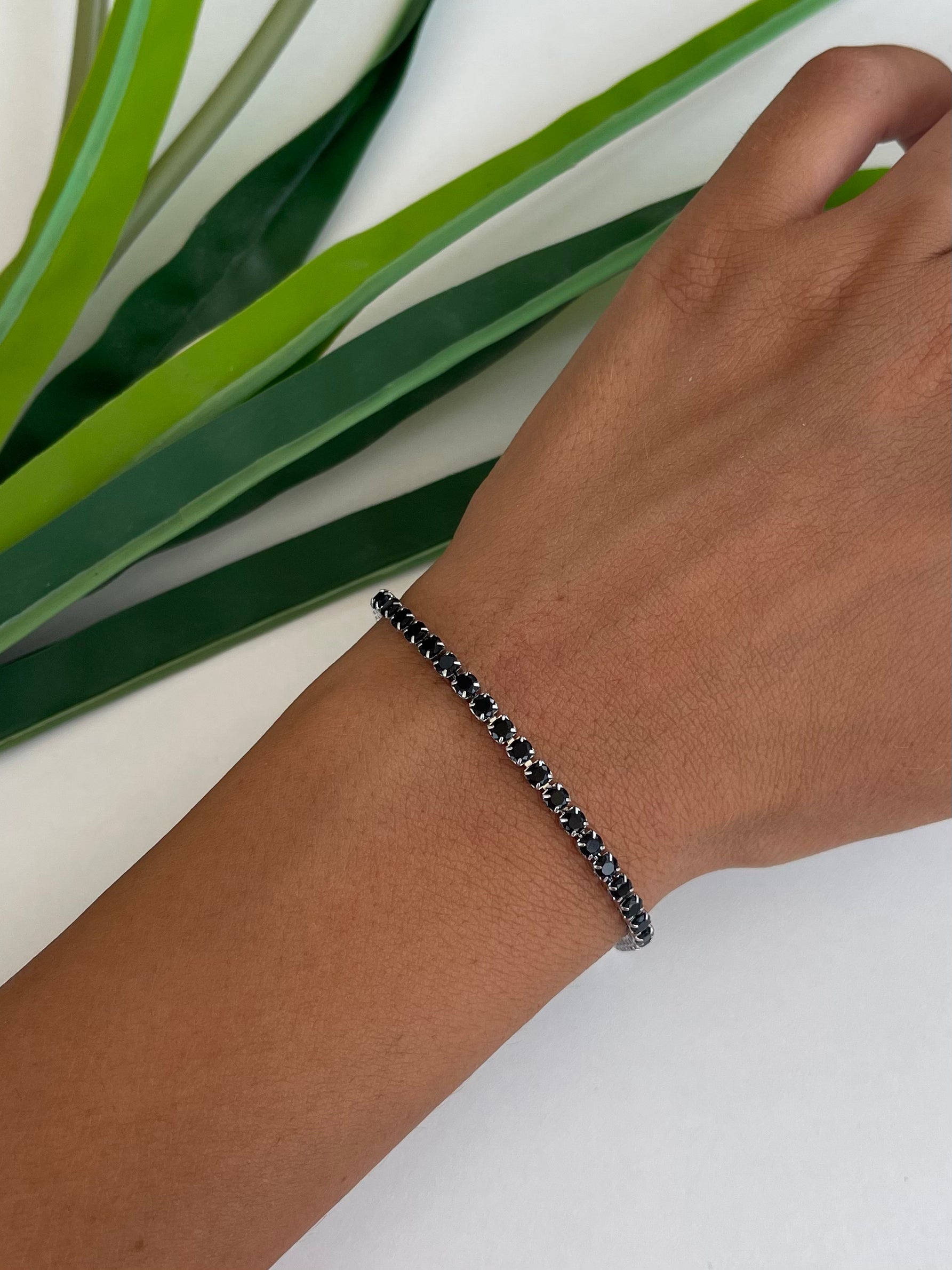 Bracciale Tennis Black Unisex