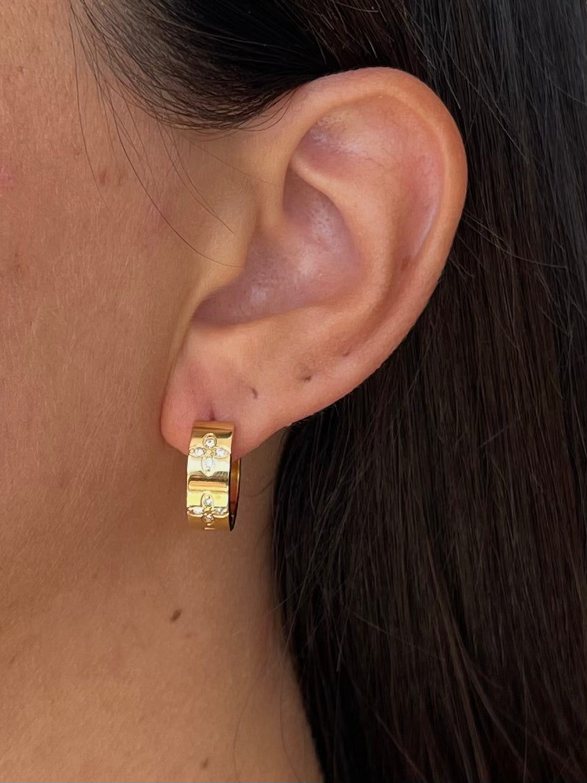 Orecchini cerchi Amanda