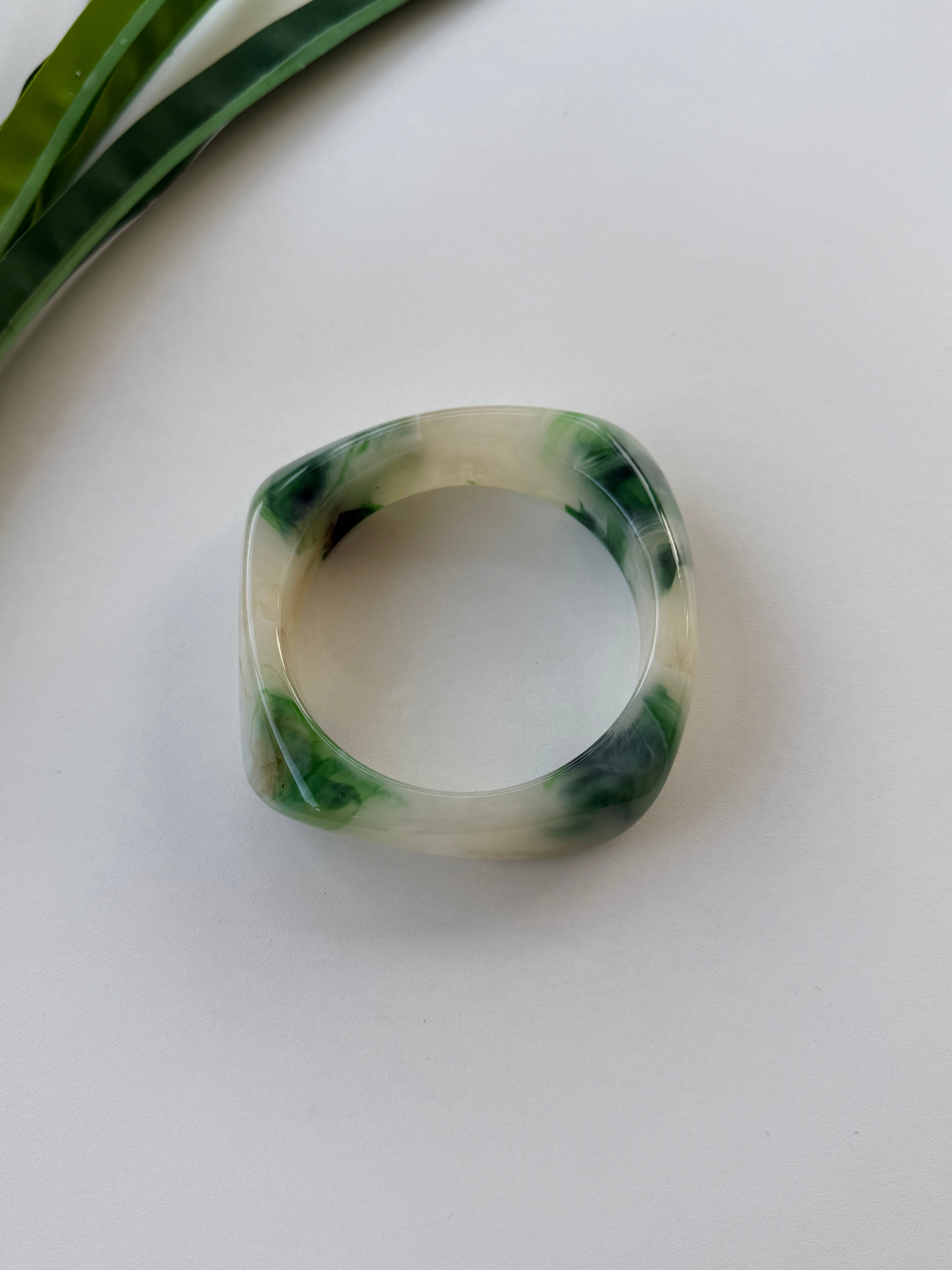 Bracciale Nicole Marmorizzato verde