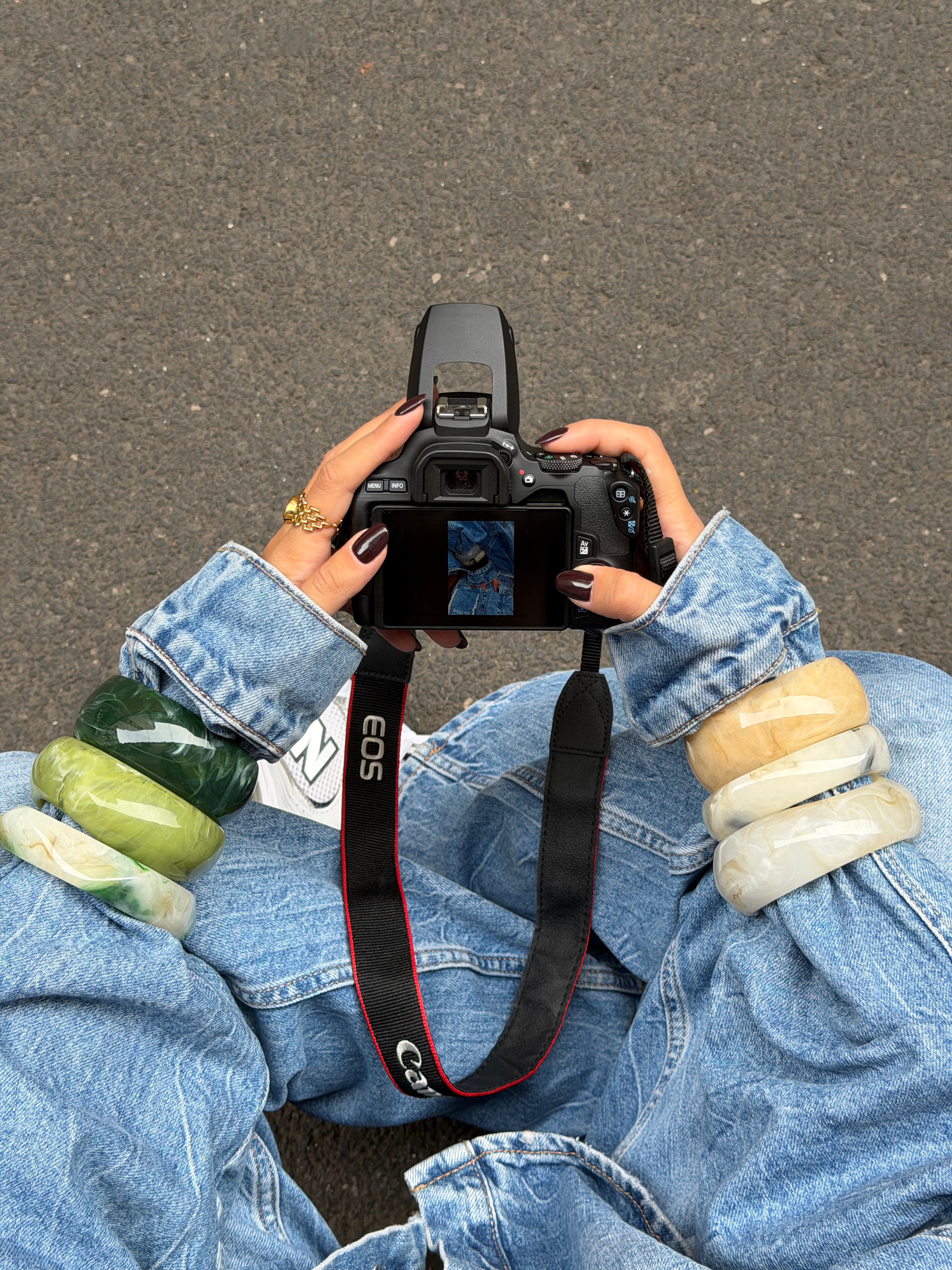 Bracciale Nicole Marmorizzato nero